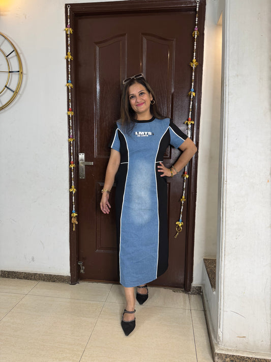 'SIENNA' Denim Dress