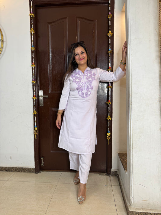 'NAYRA' Lilac Coord Set