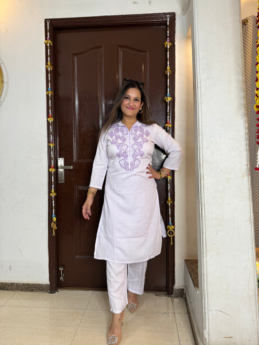 'NAYRA' Lilac Coord Set