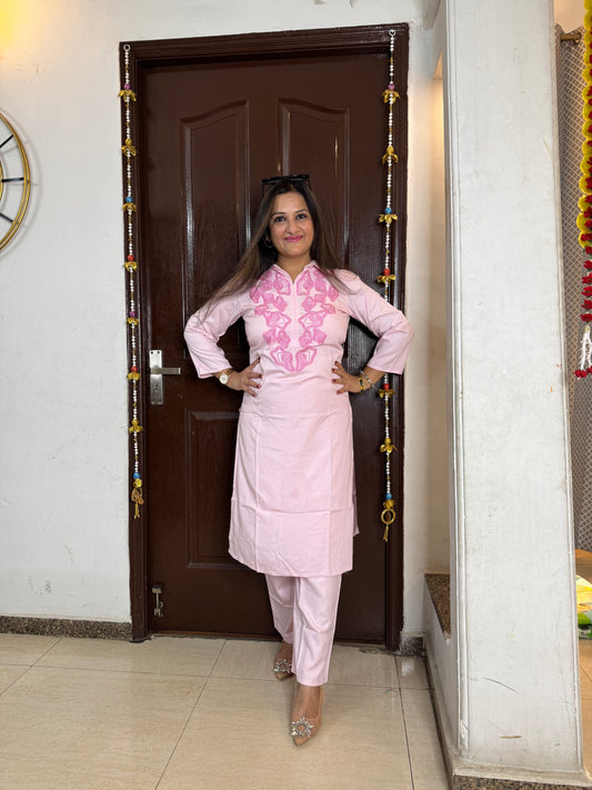 'NAYRA' Pink Coord Set