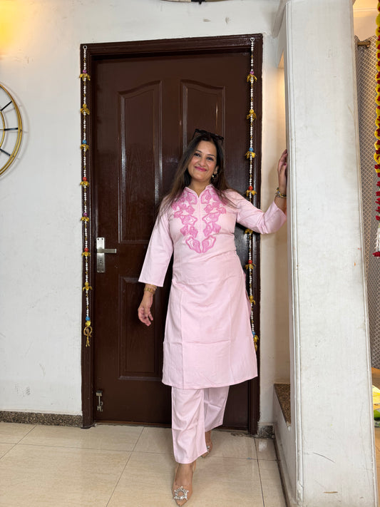 'NAYRA' Pink Coord Set