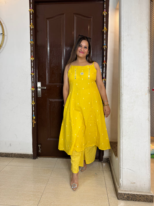 'REVA' Yellow Coord Set