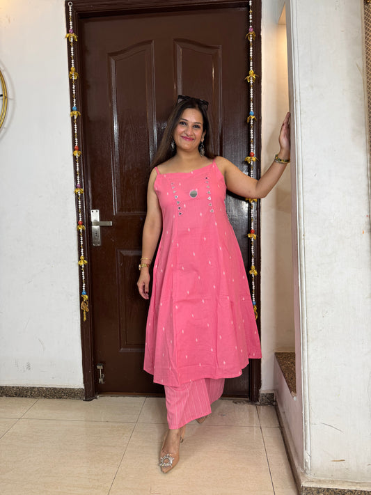 'REVA' Pink Coord Set