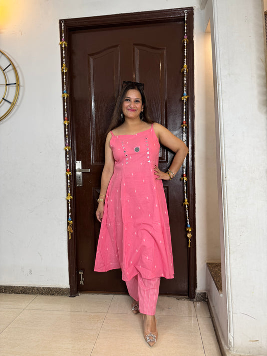 'REVA' Pink Coord Set