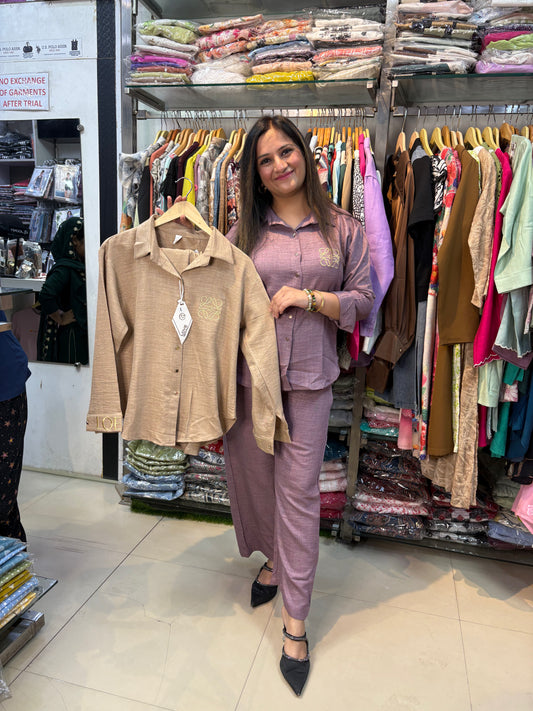 'MEADOW' Plain Coord Set