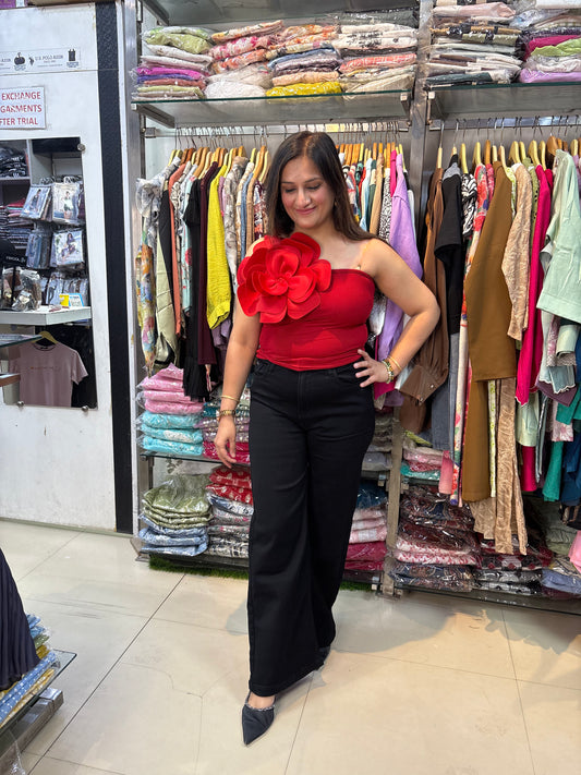 'AZURA' One Shoulder Top