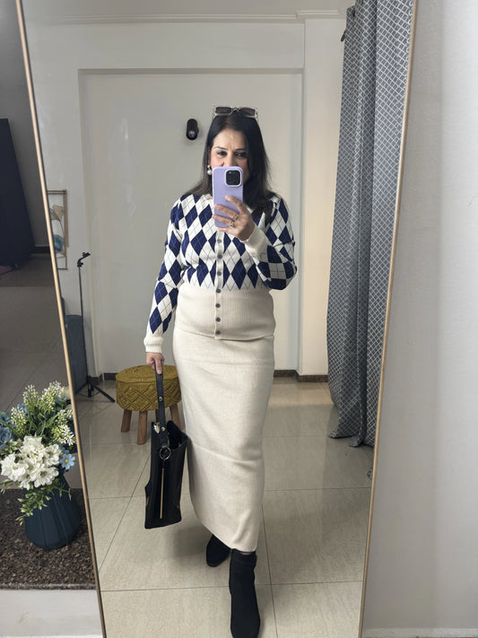 'ELARA' 2 PC COORD WITH SKIRT