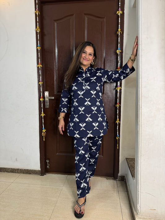 'AMAIRA' Blue Casual Coord