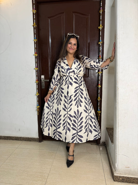 'DAISY' Black Cotton Dress