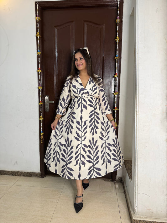 'DAISY' Black Cotton Dress