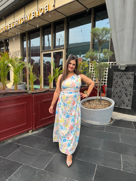 'SERENE' Floral Vacation Dress