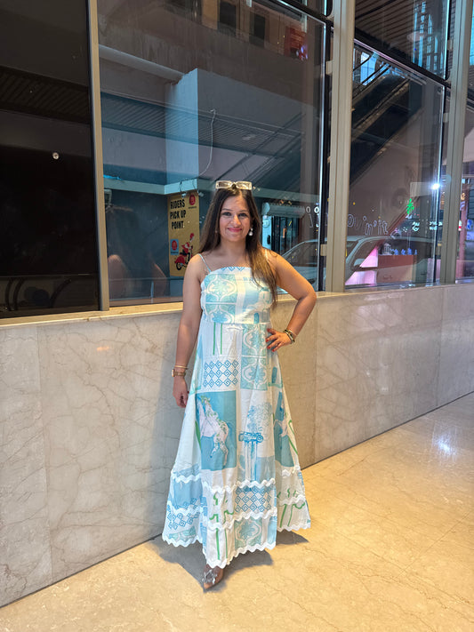 'JUNE' White Strapy Dress