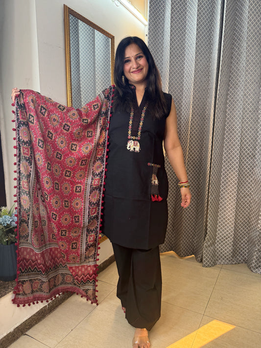 KAVERI Three-Piece Cotton Suit |Office & Casual Wear, Elegant Ethnic Wear |SJ Fashions