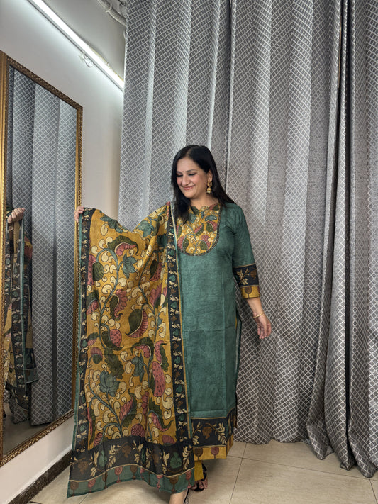 KOMAL Three Piece Set | Elegant Ethnic Wear for Women | SJ Fashions