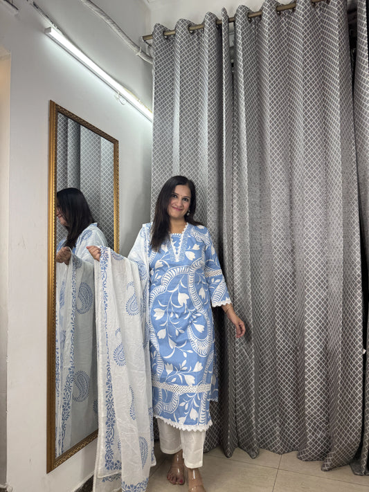 SAACHI Three Piece Set for Women | Elegant Ethnic Co-ord Set | SJ Fashions