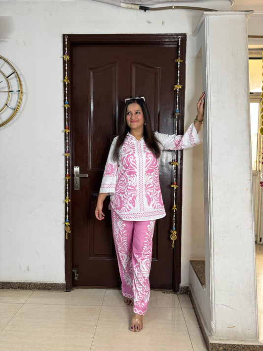 'NIRA' Pink Coord Set