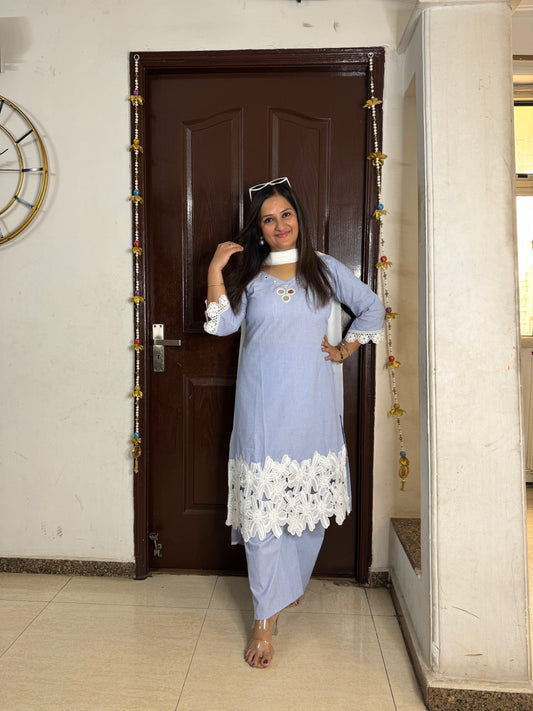 'GULNAZ' Cotton Suit