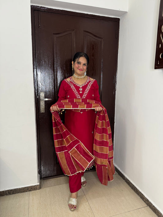 'MEHEQ'- Three Pc Set