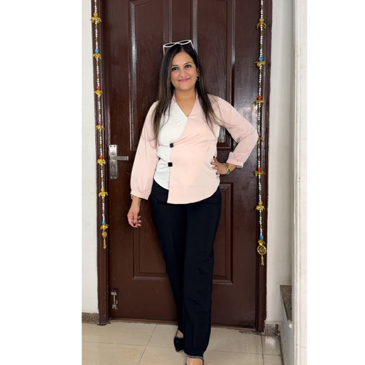 'VIVID' Pink Formal Top