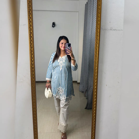 'AARA' Blue Coord Set