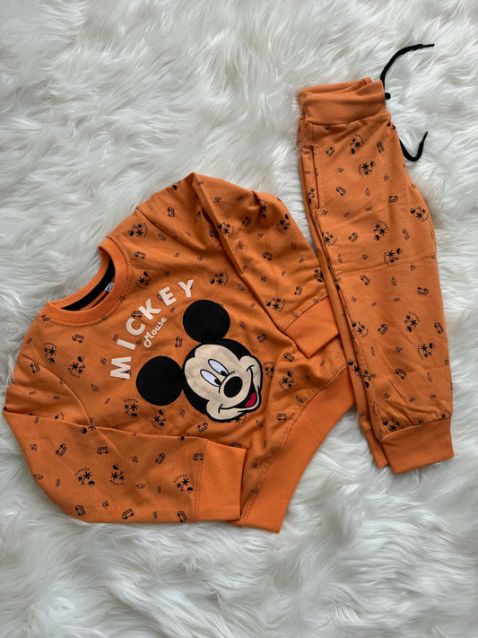 Orange Mickey Pre- Winter Coord Set