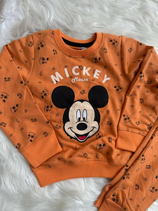 Orange Mickey Pre- Winter Coord Set