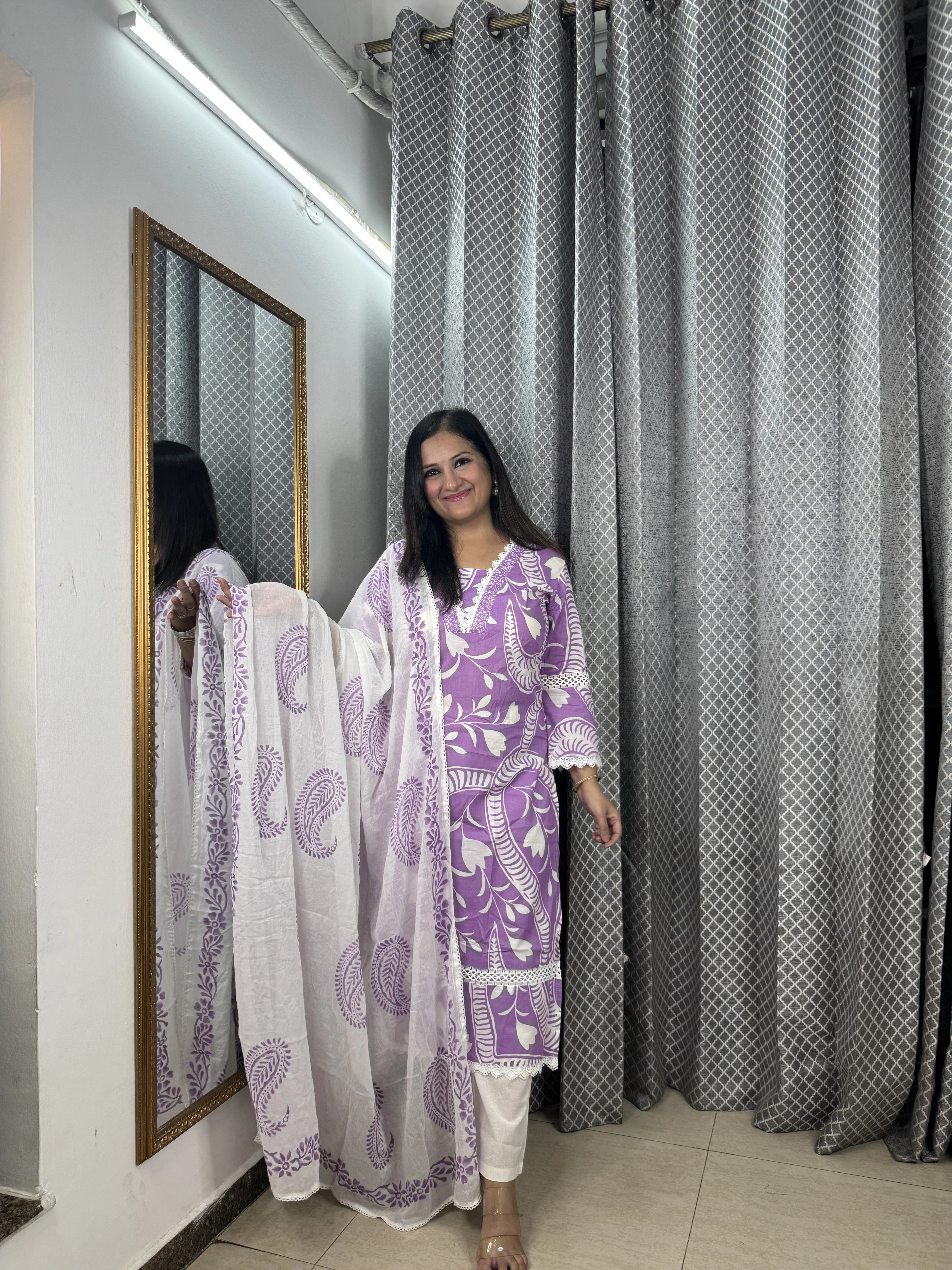 SAACHI Three Piece Set for Women | Elegant Ethnic Co-ord Set | SJ Fashions