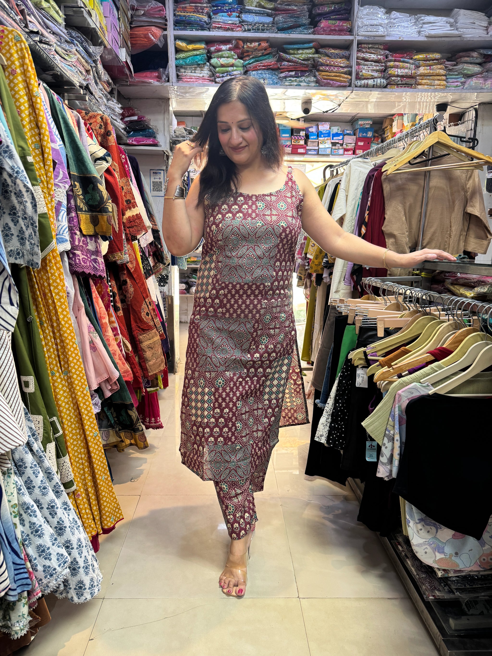 SAMAYA Cotton Co-ord Set for Women | Comfortable Daily Wear Ethnic Set | SJ Fashions