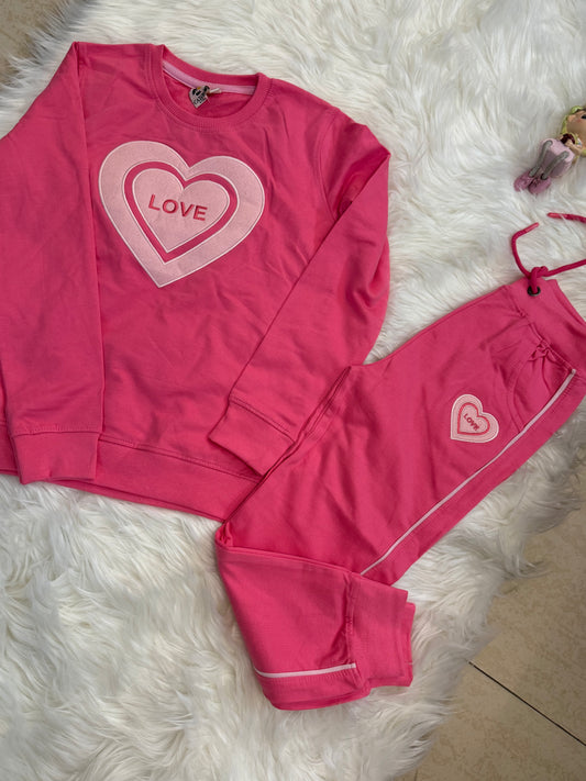 Heart Print Coord Set