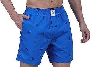 U.S. Polo Assn. Men's Cotton Printed Boxer Shorts