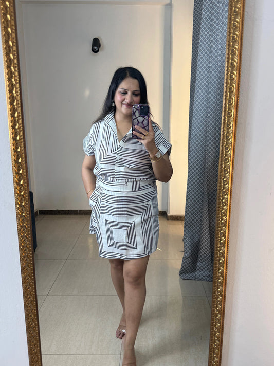 PEARL 2 Pcs  Co-Ord Set|  Elegant Office &  Casual Wear for Women | SJ Fashions